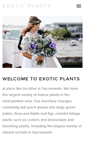 Mobile Screenshot of exoticplantsltd.com